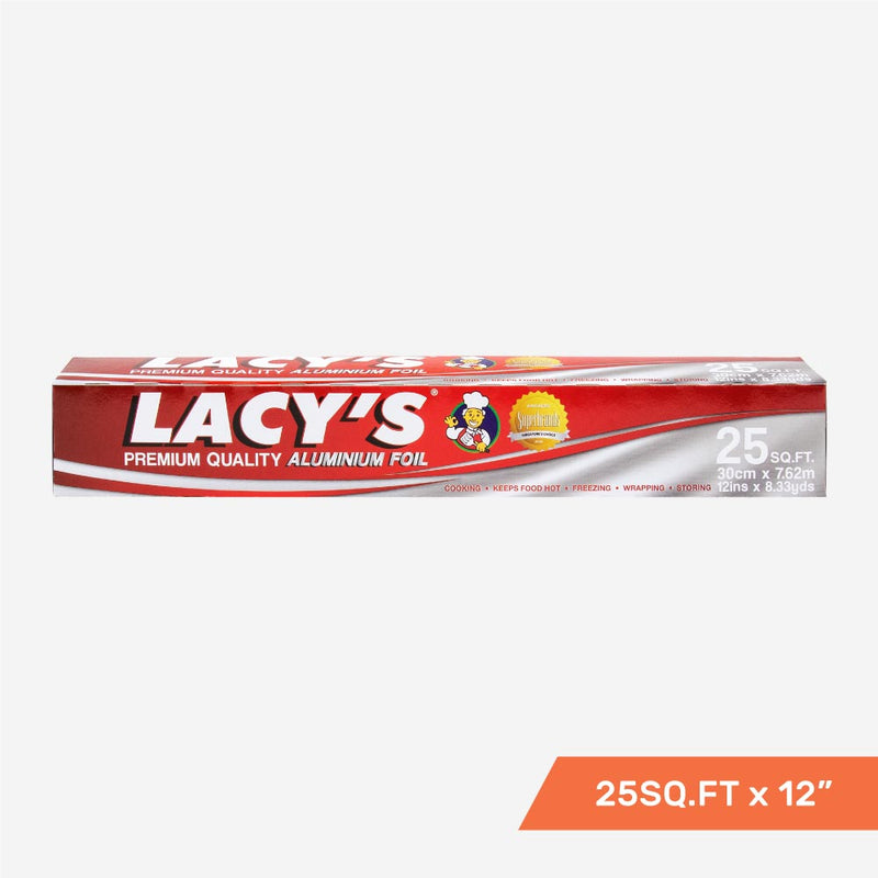 Lacy's Premium Heavy Duty Aluminium Foil 12", 25 sqft