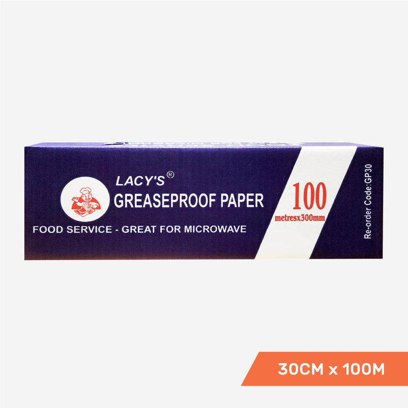 Lacy's Greaseproof Paper 30cm x 100m Roll