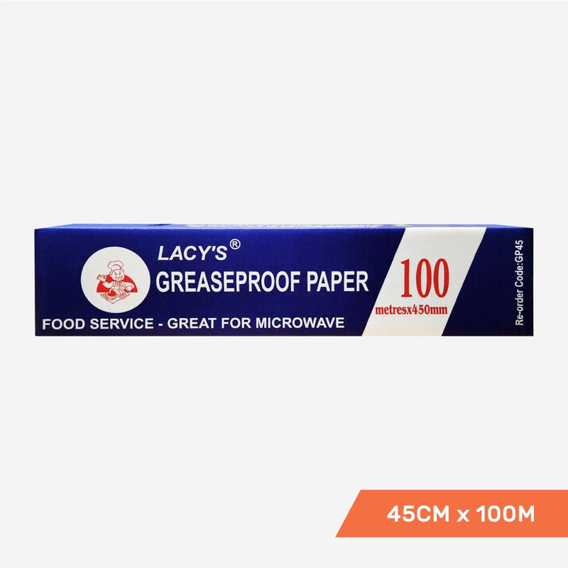 Lacy's Greaseproof Paper 45cm x 100m Roll
